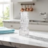 Nordic minimalist original color tree-patterned glass vase, living room dining table, dried flower arrangement, flower vases, home decoration glassware, glassware, glass vase, glass crystal glass Application Scenario